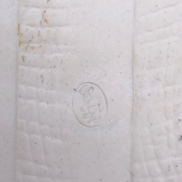 Vintage Oribe Square Plate Tray Hand Painted Ceramic Serving Dish 8" - Picture 8 of 12